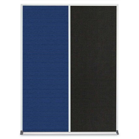 United Visual Products Single Door Radius Plus Corkboard, 36"X UV8002PLUS-BRONZE-RUBBER